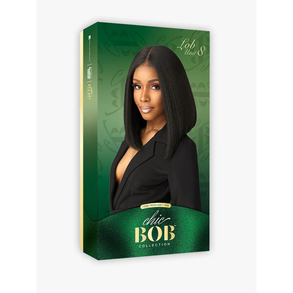 Sensationnel Synthetic Hair Butta Chic Bob Glueless HD Lace Front Wig - LOB Unit 8 - Image 9
