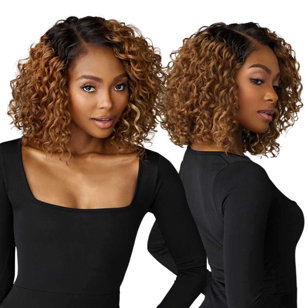 Sensationnel Synthetic Hair Butta Chic Bob Glueless HD Lace Front Wig - LOB Unit 3 - Image 2