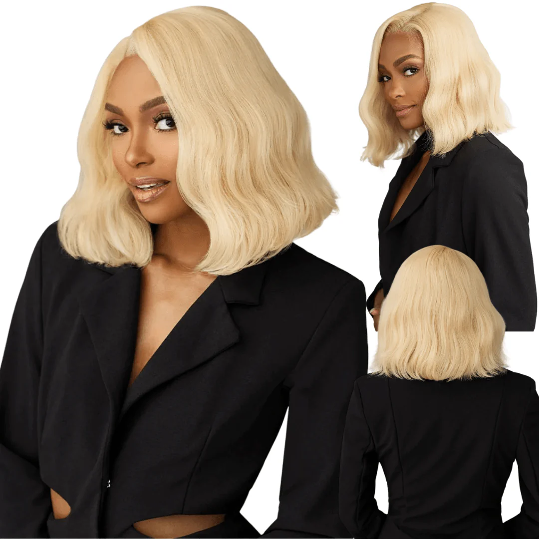 Sensationnel Synthetic Hair Butta Chic Bob Glueless HD Lace Front Wig - LOB Unit 4