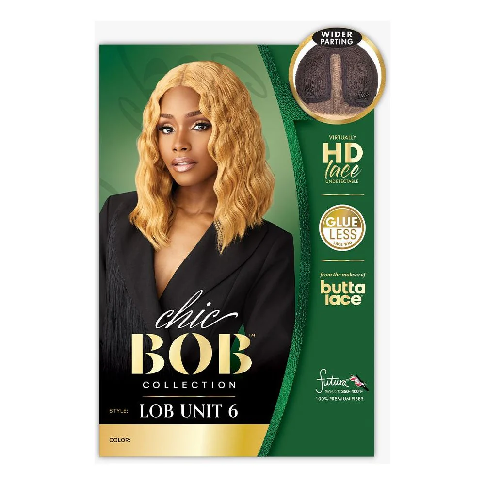 Sensationnel Synthetic Hair Butta Chic Bob Glueless HD Lace Front Wig - LOB Unit 6 - Image 7