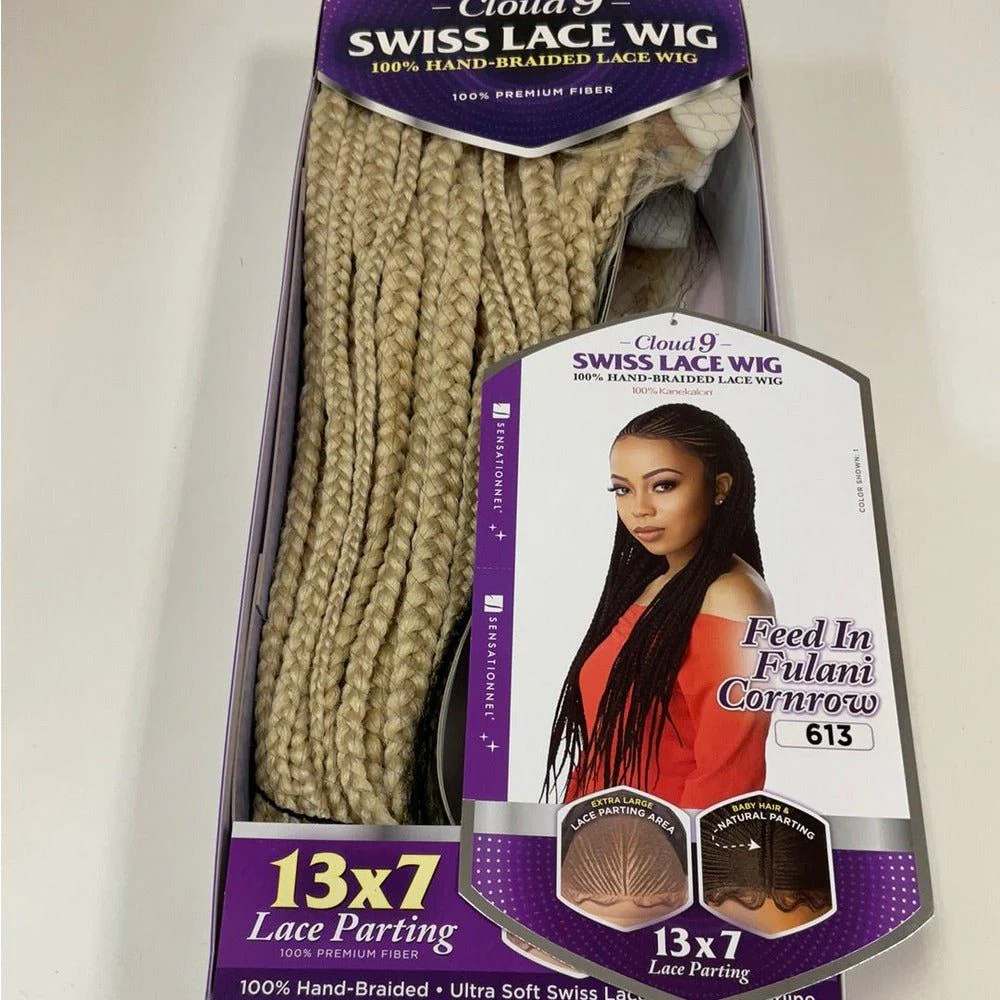 Sensationnel Cloud 9 13x7 Synthetic Lace Front Wig - Feed In Fulani Cornrow - Image 6