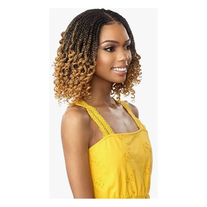 Sensationnel Cloud 9 4x4 Braided Lace Wig - Feed-In Box Braid Twist 12" - Image 4