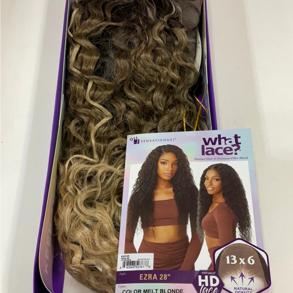 Sensationnel What Lace 13×6 HD Human‑Blend Wig – Ezra 28″ - Image 10