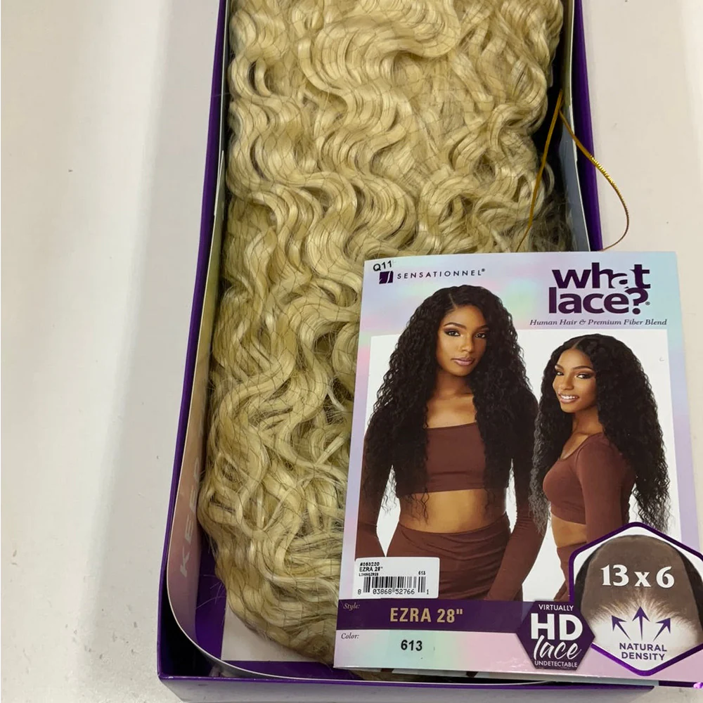 Sensationnel What Lace 13×6 HD Human‑Blend Wig – Ezra 28″ - Image 11
