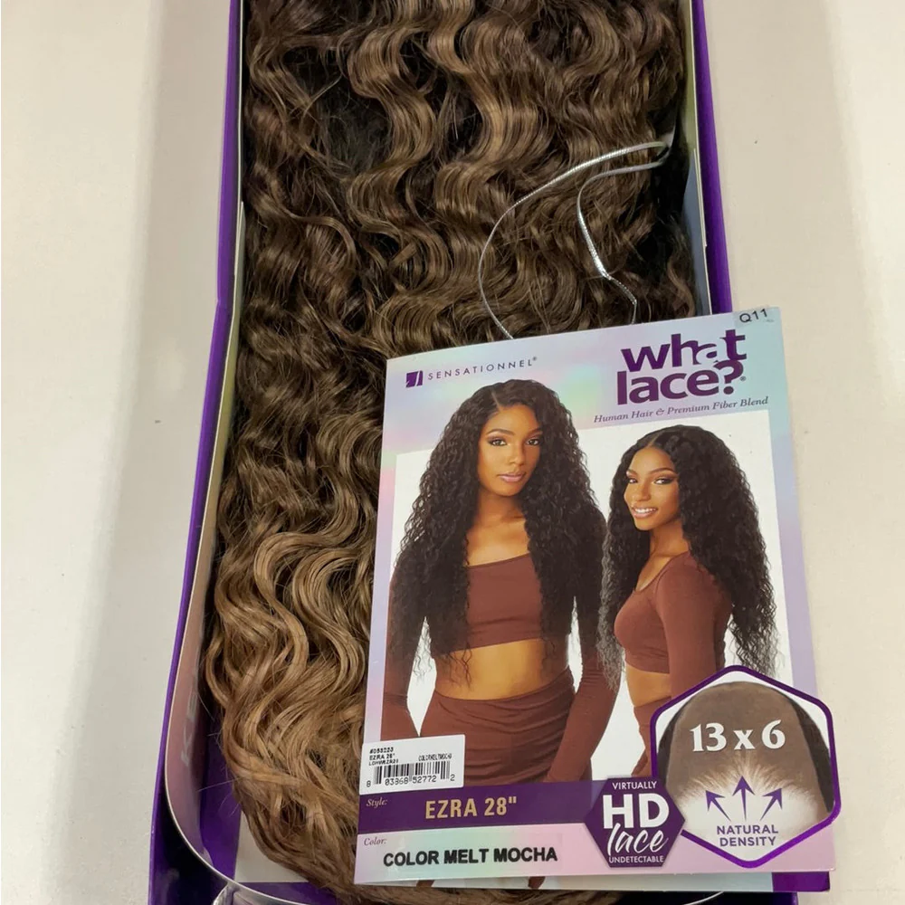 Sensationnel What Lace 13×6 HD Human‑Blend Wig – Ezra 28″ - Image 12