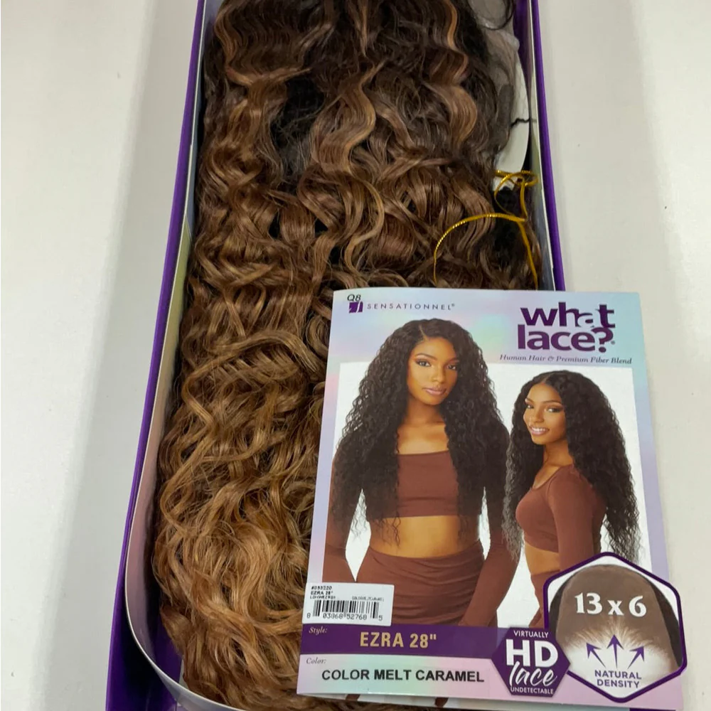Sensationnel What Lace 13×6 HD Human‑Blend Wig – Ezra 28″ - Image 14