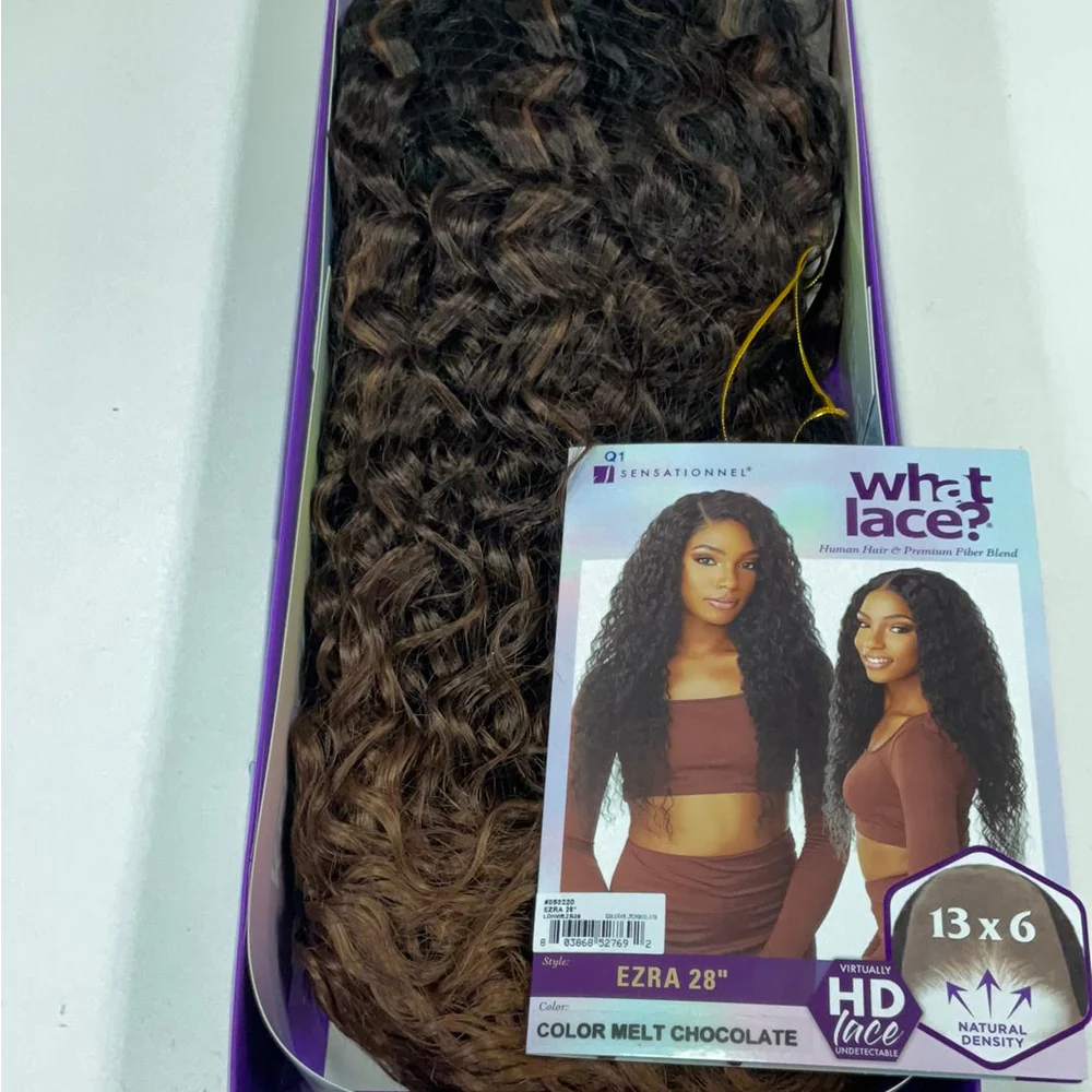 Sensationnel What Lace 13×6 HD Human‑Blend Wig – Ezra 28″ - Image 15