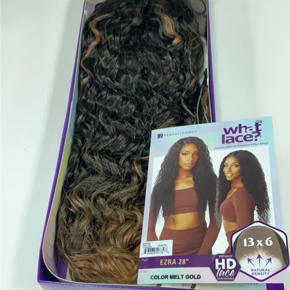 Sensationnel What Lace 13×6 HD Human‑Blend Wig – Ezra 28″ - Image 16