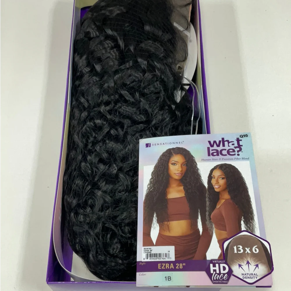 Sensationnel What Lace 13×6 HD Human‑Blend Wig – Ezra 28″ - Image 8