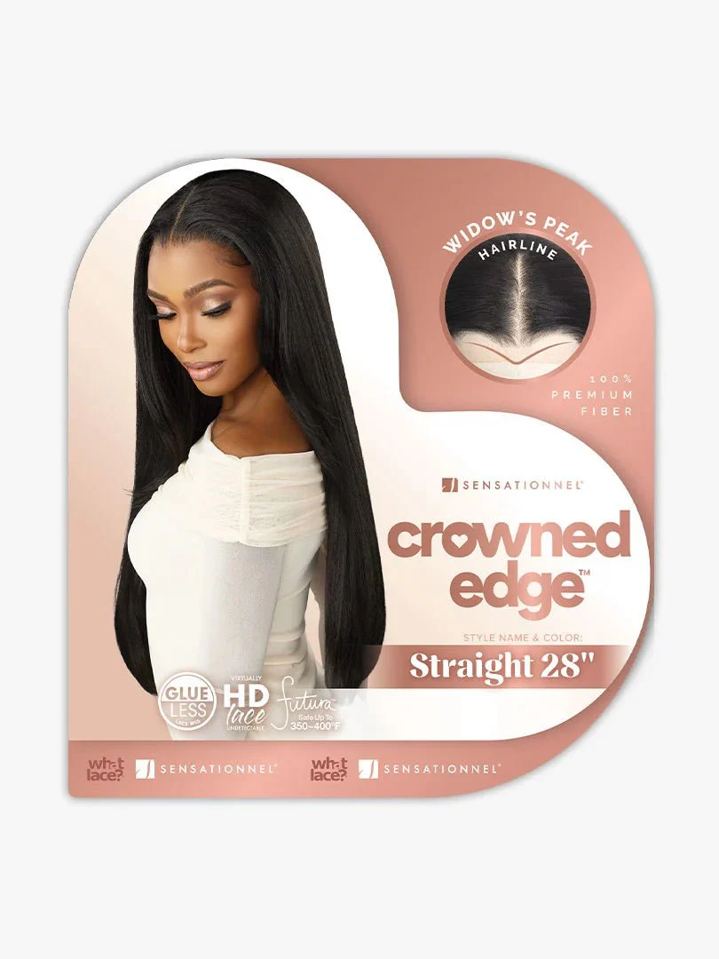 Sensationnel Crowned Edge 13x5 Synthetic HD Lace Wig – Straight 28" - Image 3