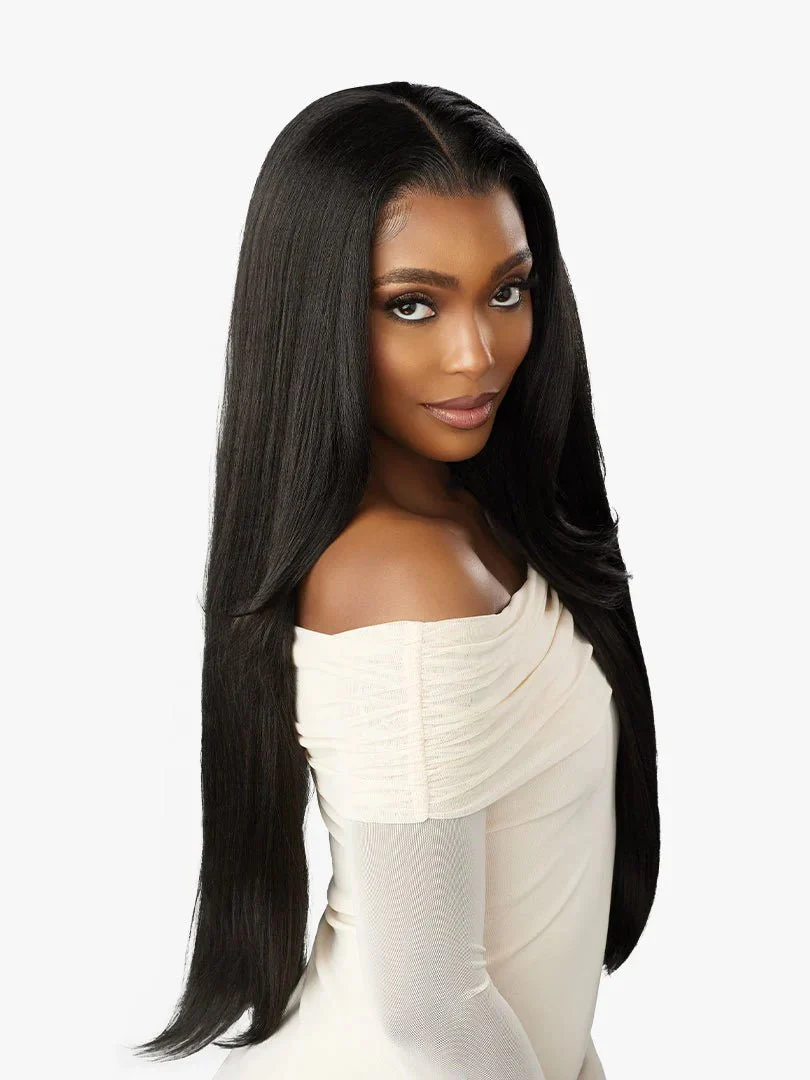 Sensationnel Crowned Edge 13x5 Synthetic HD Lace Wig – Straight 28" - Image 6