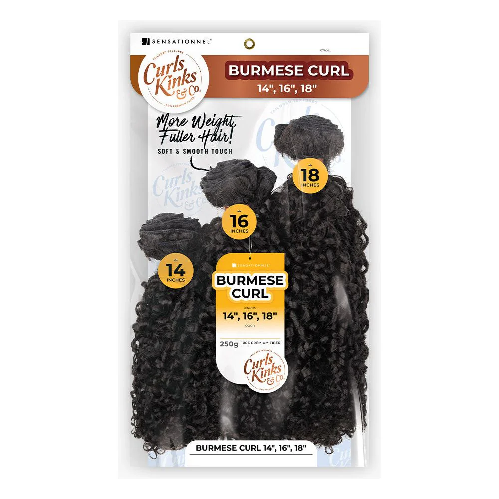 Sensationnel Curls Kinks & Co. Synthetic Weave Multipack – Burmese Curl - Image 2