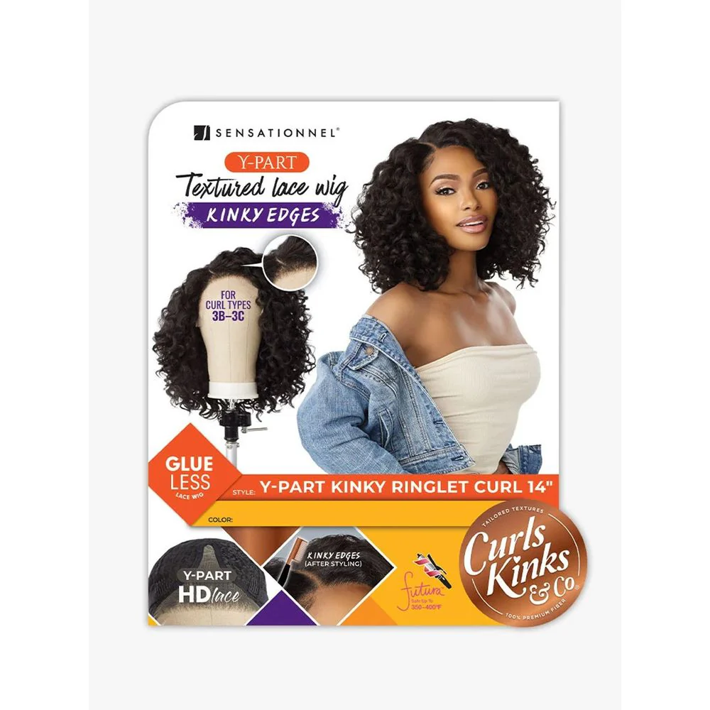 Sensationnel Curls Kinks & Co. HD Lace Y‑Part Wig – Kinky Ringlet Curl 14″ - Image 5