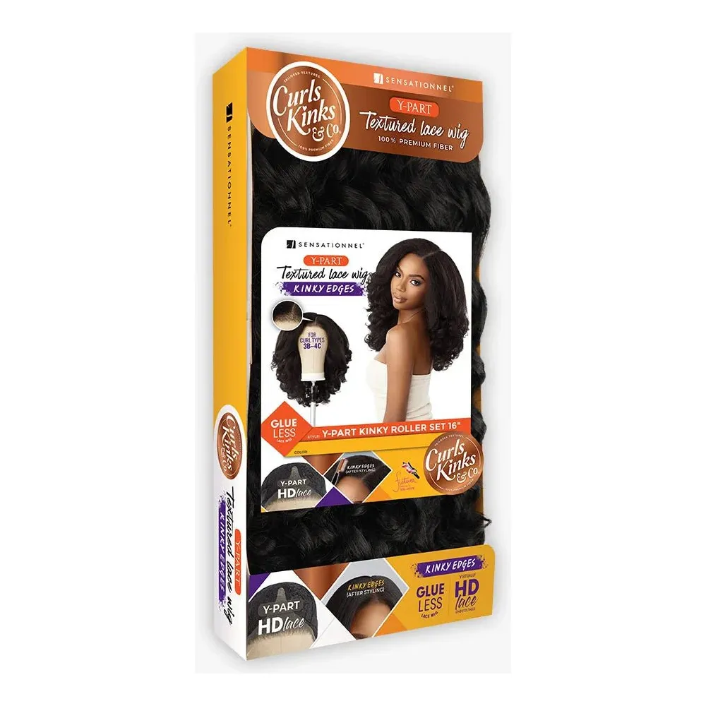 Sensationnel Kinky Edges Y-Part HD Lace Wig β Kinky Roller Set 16β³ - Image 8