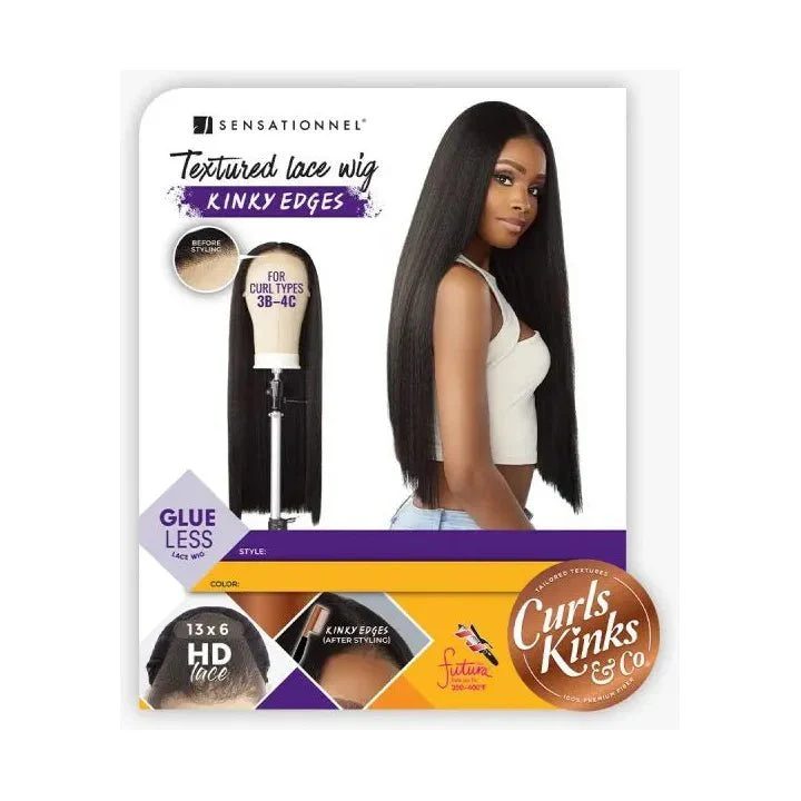 Sensationnel Curls Kinks & Co. 13Γ6 HD Lace Wig β Kinky Silk Pressed 26β³ - Image 3
