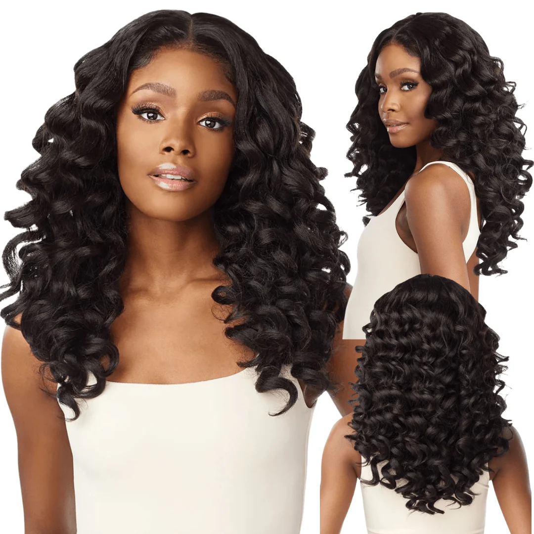Sensationnel Kinky Edges Y-Part HD Lace Wig β Kinky Wand Curl 20β³