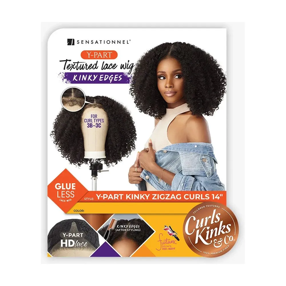 Sensationnel Curls Kinks & Co. HD Lace Y‑Part Wig – Kinky Zigzag Curls 14″ - Image 3