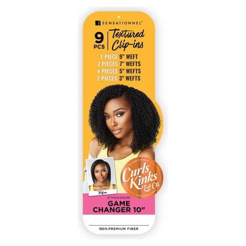 Sensationnel Curls Kinks & Co Synthetic Clip Ins - Game Changer 10" - Image 2