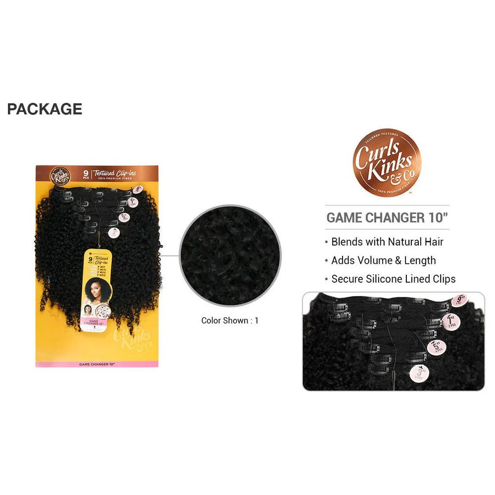Sensationnel Curls Kinks & Co Synthetic Clip Ins - Game Changer 10" - Image 5