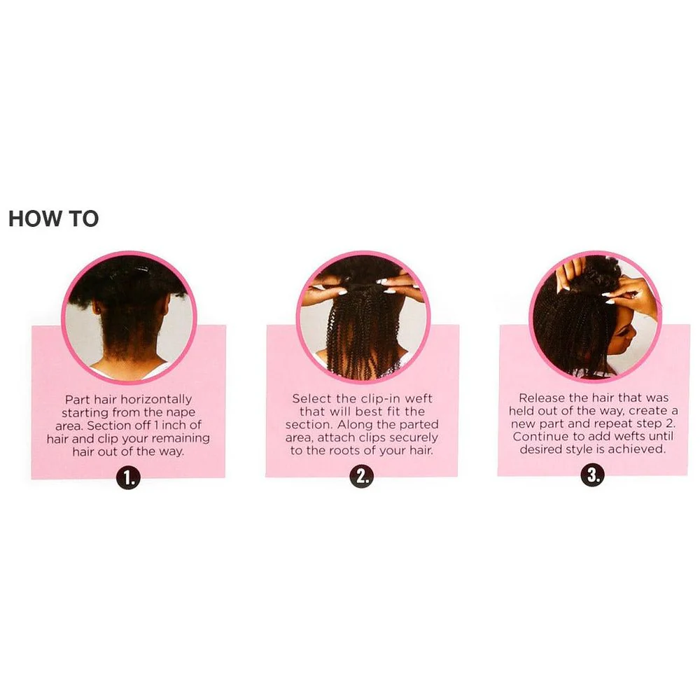 Sensationnel Curls Kinks & Co Synthetic Clip Ins - Game Changer 10" - Image 6