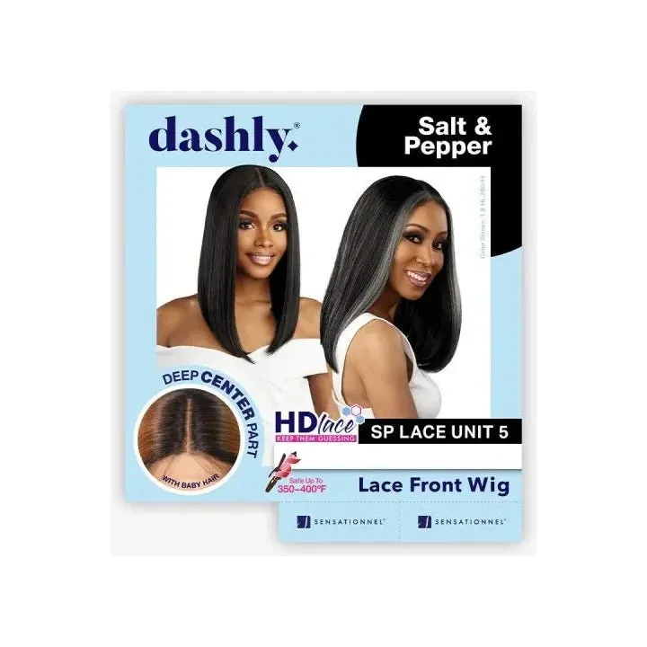 Sensationnel Dashly Salt & Pepper HD Lace Front Wig - Unit 5 - Image 5