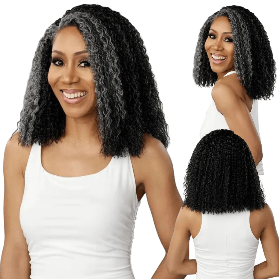 Sensationnel Dashly Salt & Pepper HD Synthetic Lace Front Wig - Unit 4