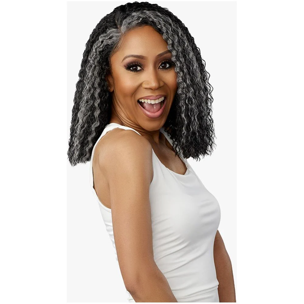Sensationnel Dashly Salt & Pepper HD Synthetic Lace Front Wig - Unit 4 - Image 6