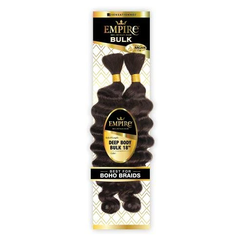 Sensationnel Empire Human Hair β Deep Body Bulk 18"