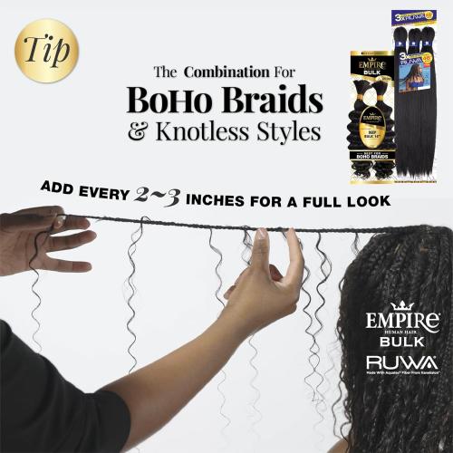 Sensationnel Empire Human Hair β Deep Body Bulk 18" - Image 2