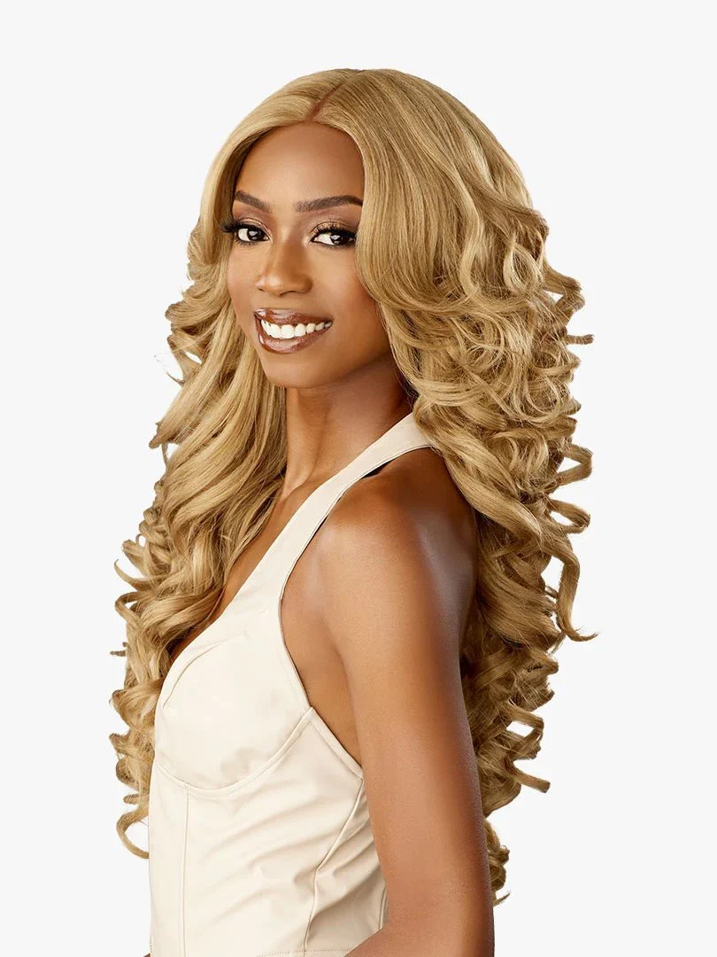Sensationnel Glamzy Synthetic HD Lace V-Part Glueless Wig - Alessia - Image 5
