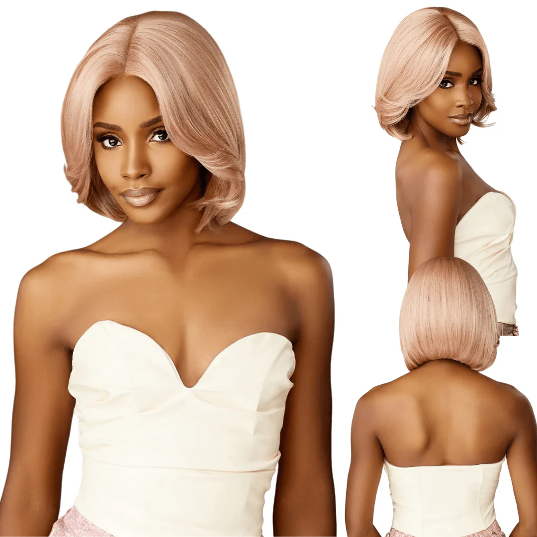 Sensationnel Glamzy Synthetic HD Lace V-Part Glueless Wig - Rania