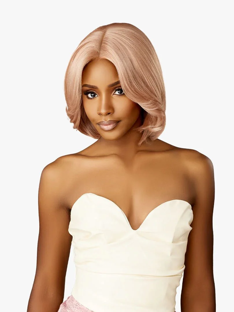 Sensationnel Glamzy Synthetic HD Lace V-Part Glueless Wig - Rania - Image 4