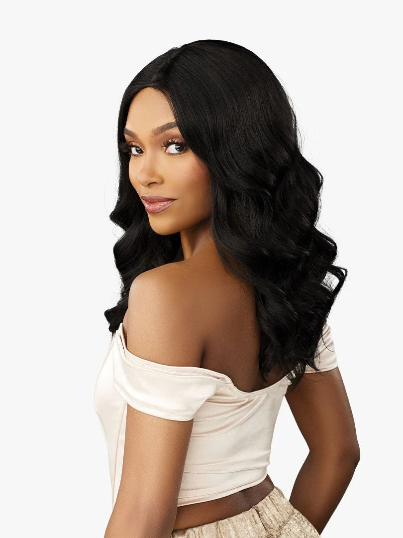 Sensationnel Glamzy Synthetic HD Lace V-Part Glueless Wig - Aria - Image 4