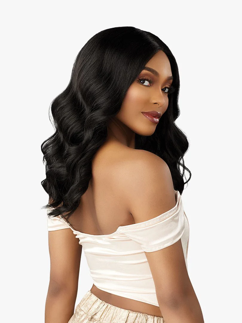 Sensationnel Glamzy Synthetic HD Lace V-Part Glueless Wig - Aria - Image 5