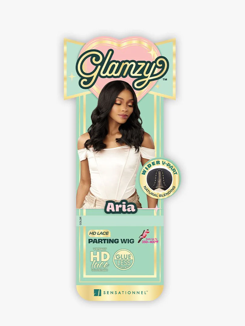 Sensationnel Glamzy Synthetic HD Lace V-Part Glueless Wig - Aria - Image 8