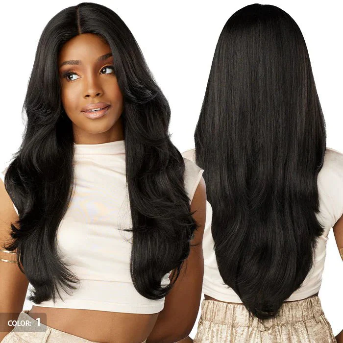 Sensationnel Glamzy Synthetic HD Lace V-Part Glueless Wig - Elysia - Image 2