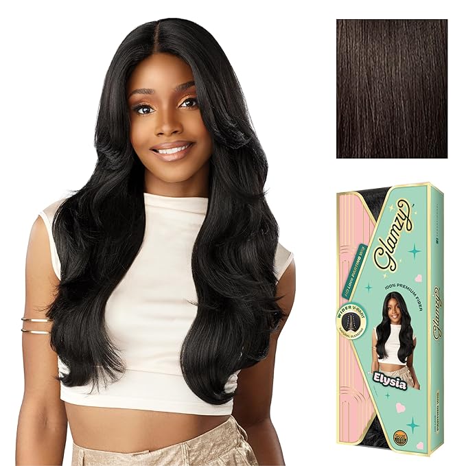 Sensationnel Glamzy Synthetic HD Lace V-Part Glueless Wig - Elysia - Image 7