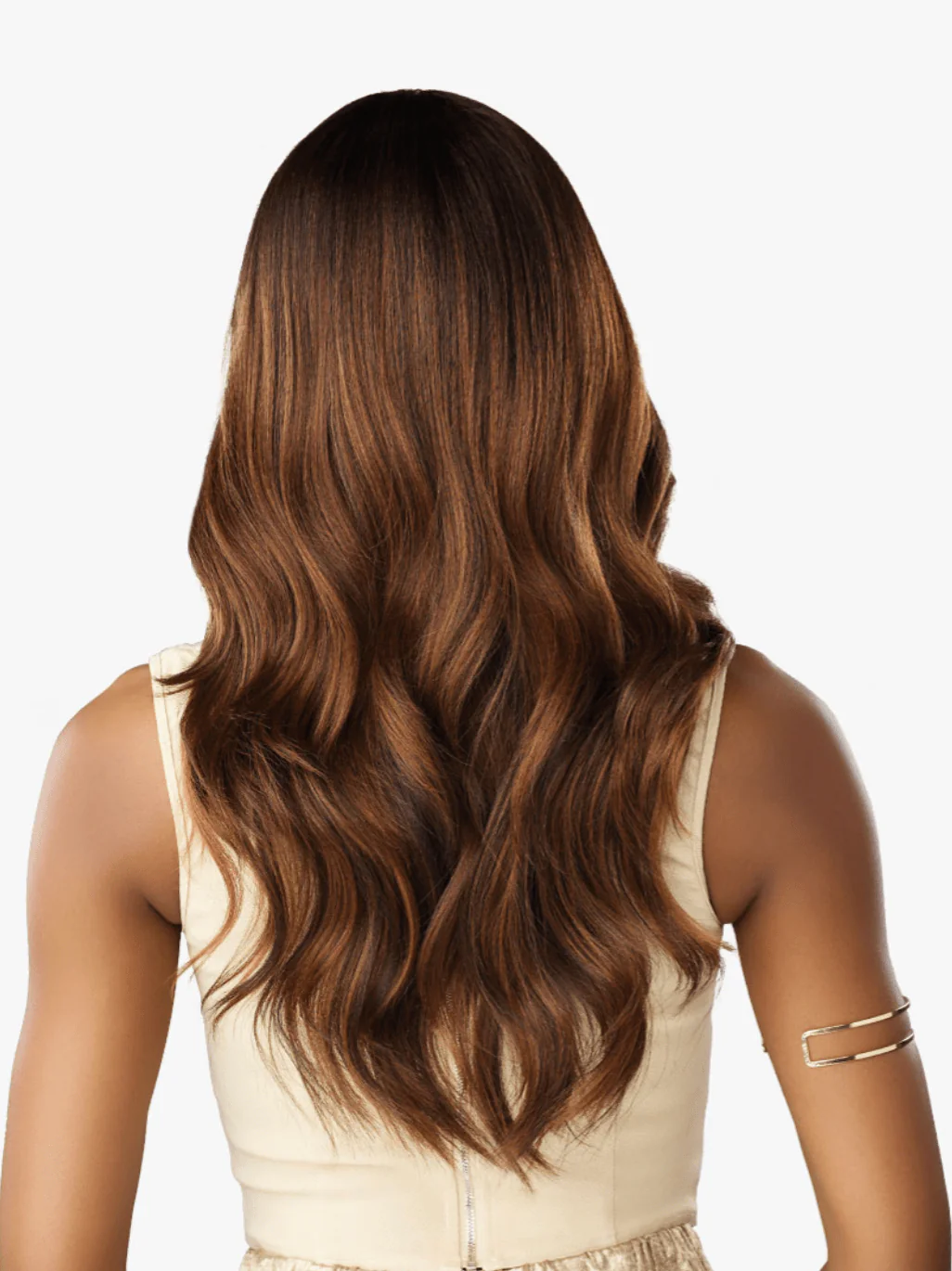 Sensationnel Glamzy Synthetic HD Lace V-Part Glueless Wig - Thalia - Image 6