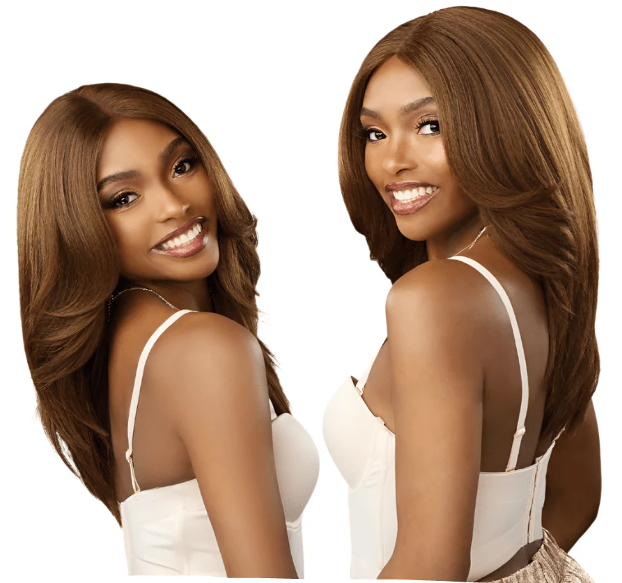 Sensationnel Glamzy Synthetic HD Lace Part Glueless Wig - Alondra - Image 2
