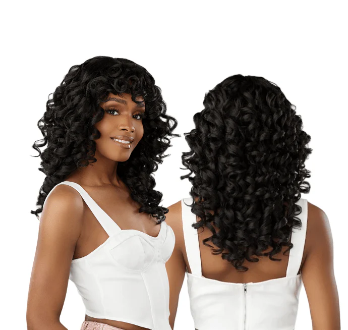 Sensationnel Glamzy Synthetic HD Lace Part Glueless Wig - Bailey - Image 2