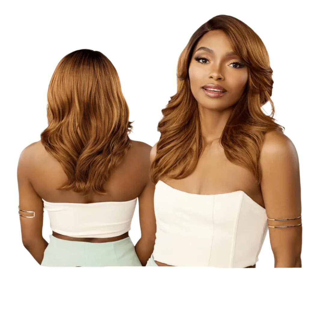 Sensationnel Glamzy Synthetic HD Lace Part Glueless Wig - Zaria - Image 2