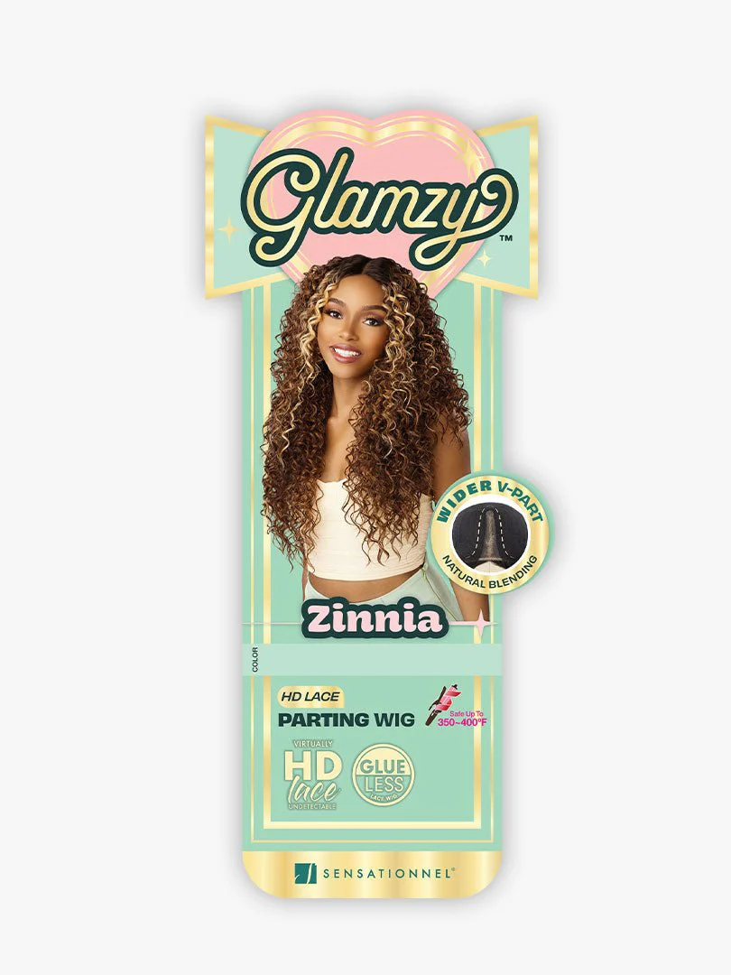 Sensationnel Glamzy Synthetic HD Lace Part Glueless Wig - Zinnia - Image 9