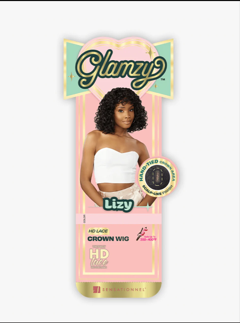 Sensationnel Glamzy Synthetic HD Lace Part Glueless Wig - Lizy - Image 9