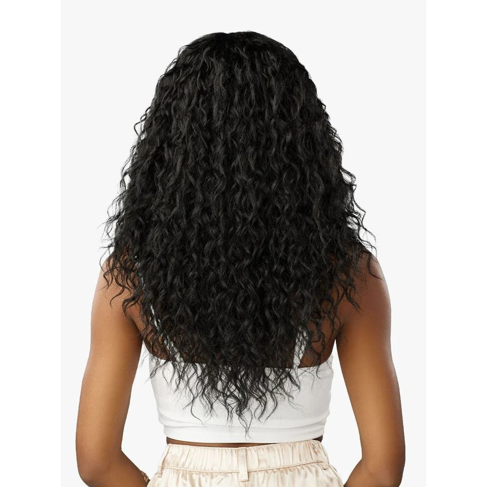 Sensationnel Glamzy Synthetic HD Lace Part Glueless Wig - Misty - Image 6