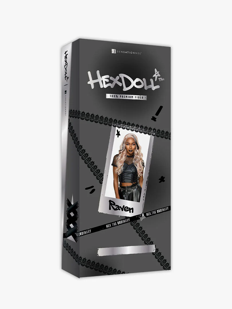 Sensationnel HexDoll HD Synthetic Lace Wig – Raven - Image 8