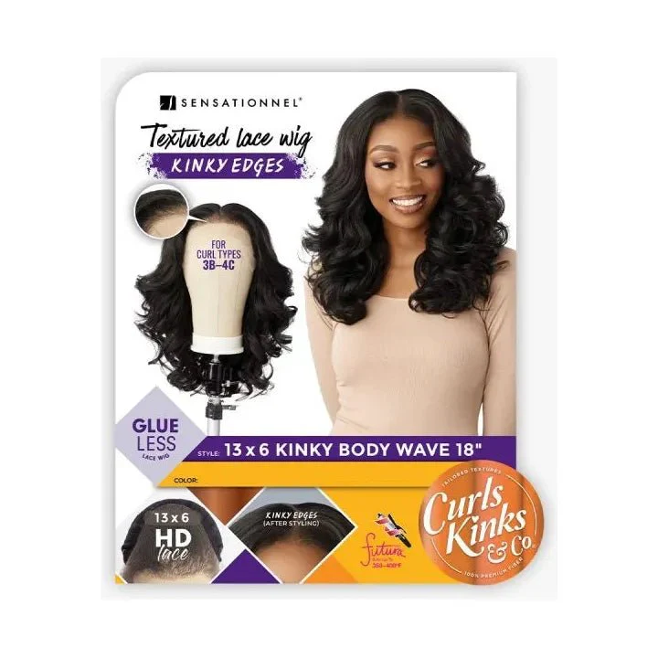 Sensationnel Kinky Edge 13X6 HD Lace - Body Wave 18" - Image 6