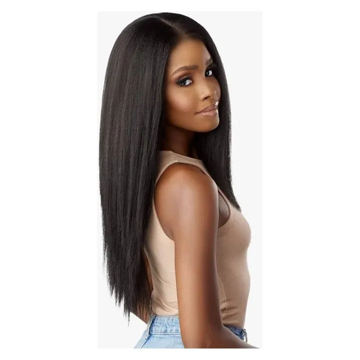 Sensationnel Kinky Edges 13x6 HD Lace Wig β Kinky Straight 24" - Image 2