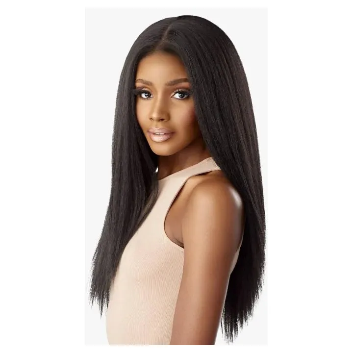 Sensationnel Kinky Edges 13x6 HD Lace Wig β Kinky Straight 24" - Image 3