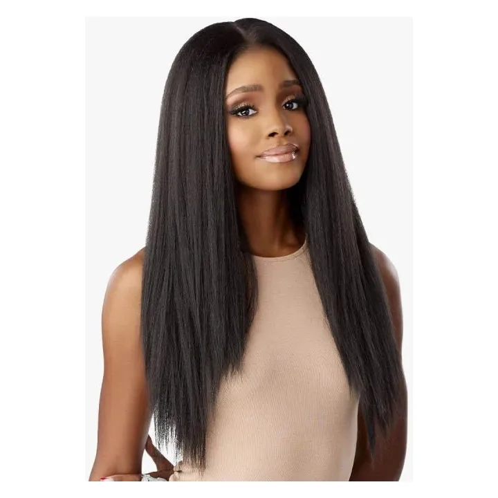 Sensationnel Kinky Edges 13x6 HD Lace Wig β Kinky Straight 24" - Image 4