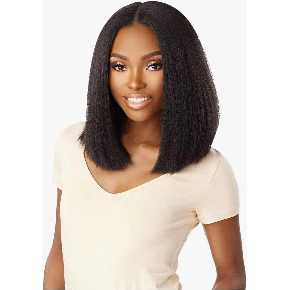 Sensationnel Kinky Edges 13x6 Synthetic HD Lace Front Wig - Kinky Bob 14" - Image 2